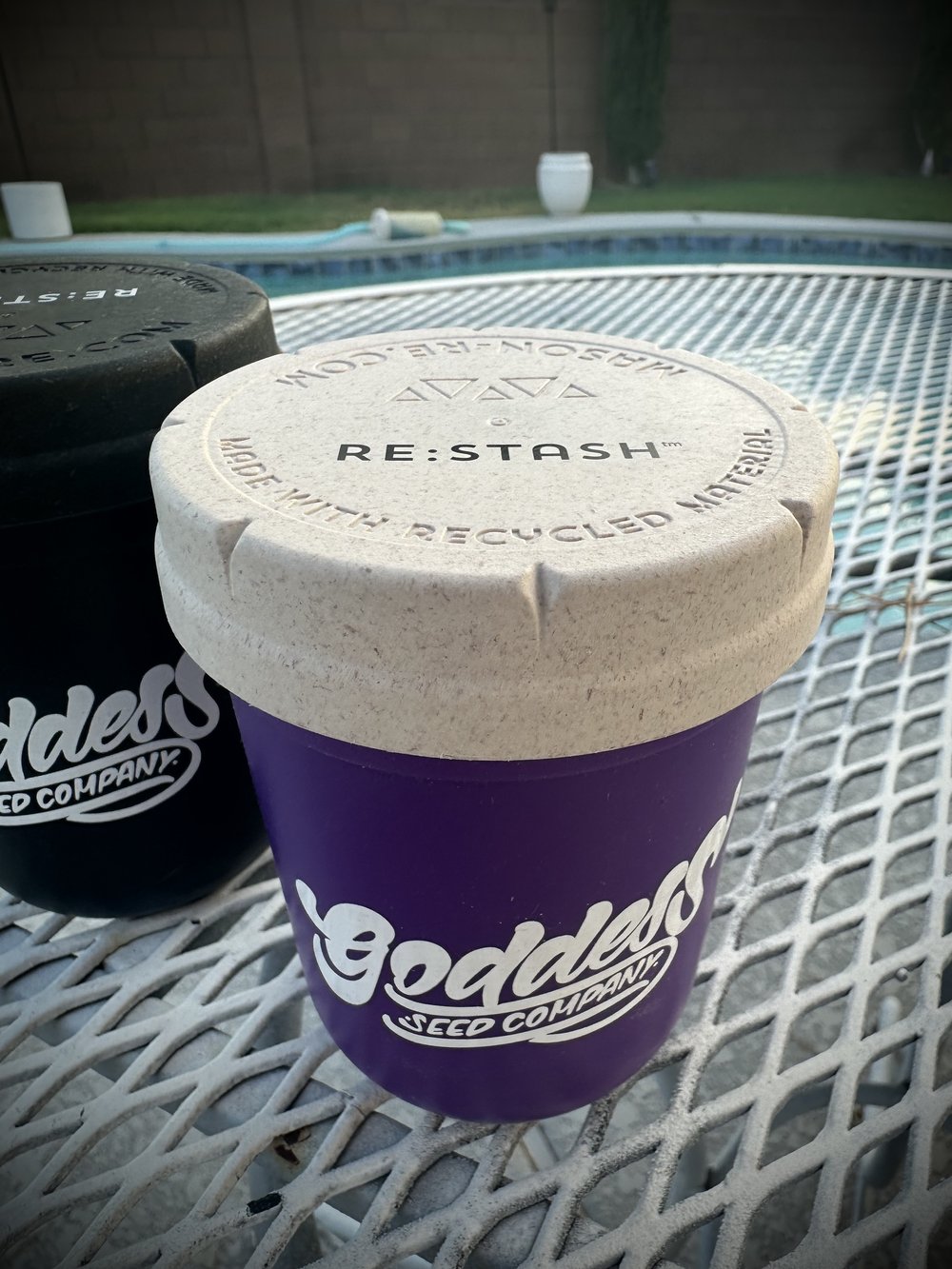 Goddess Seed Co. (PURPLE) 8oz Re:Stash Jar