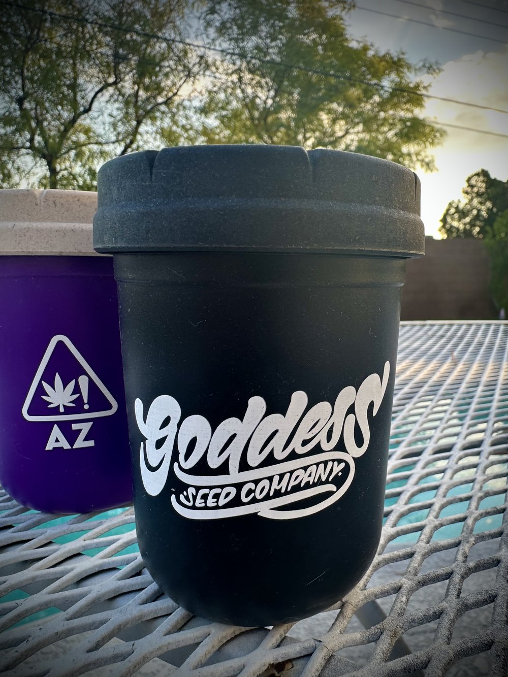Goddess Seed Co. (BLACK) 8oz. Re:Stash Mason Jar