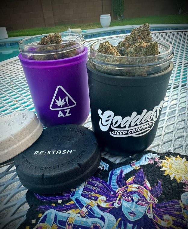 Goddess Seed Co. (PURPLE) 8oz Re:Stash Jar